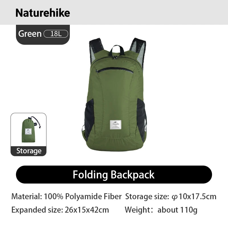 Naturehike Light Durable Hiking Backpack with Rain Cover