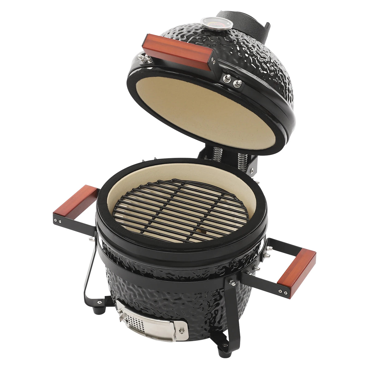 Bymaocar 13 Inch Freestanding Ceramic Charcoal Grill