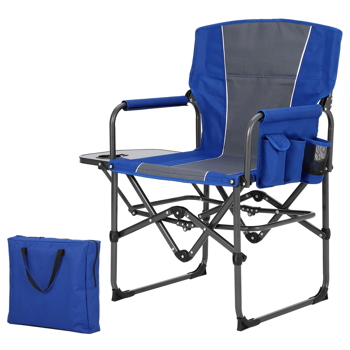 HiMISS Heavy Duty Folding Director Chair For Campers