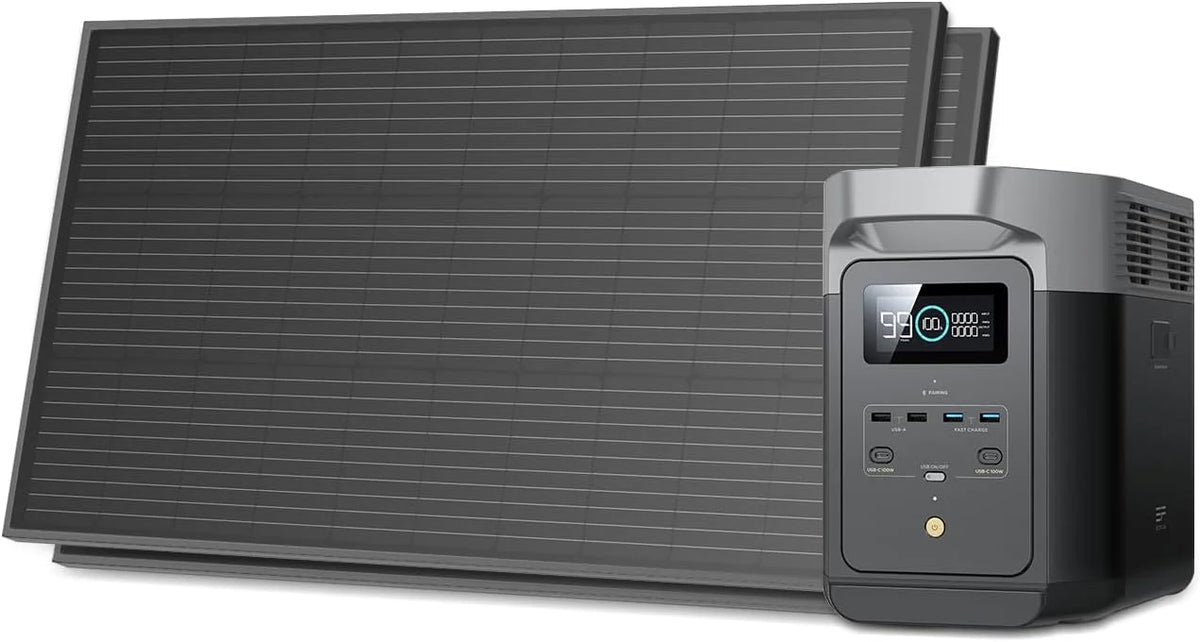 EcoFlow Delta 3 1024Wh Solar Portable Power Station