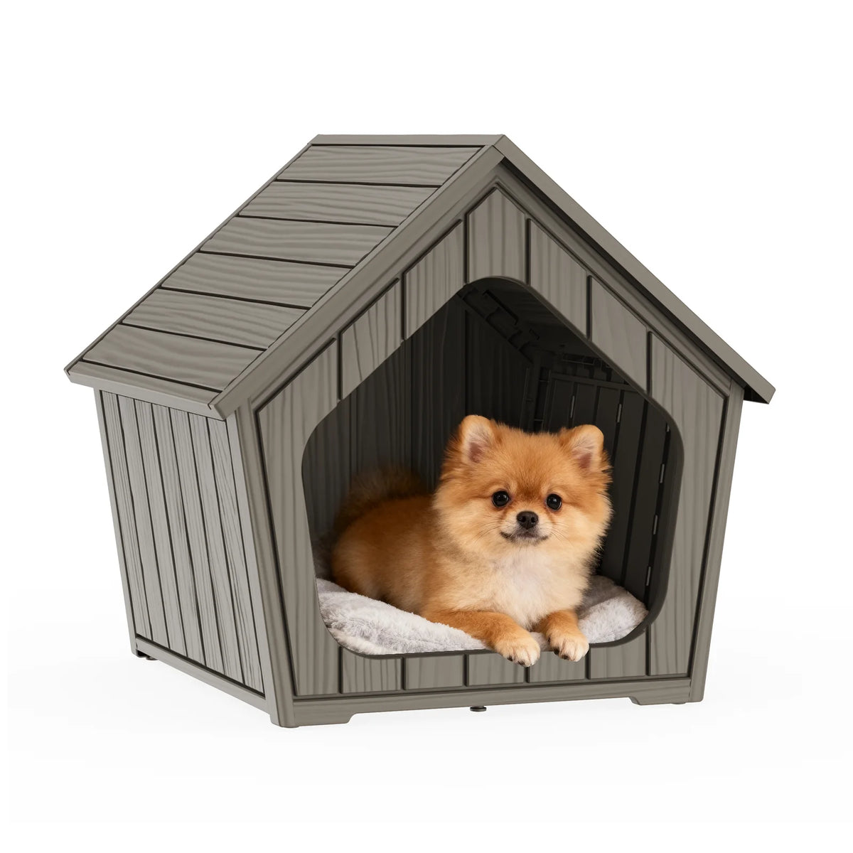 Waterproof Ventilated Plastic Dog House for Outdoor Shelter