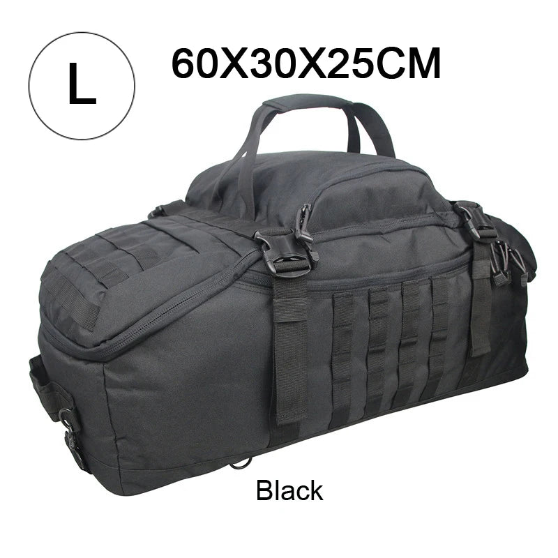 LQARMY Large Capacity Molle Tactical Hiking Camping Backpack