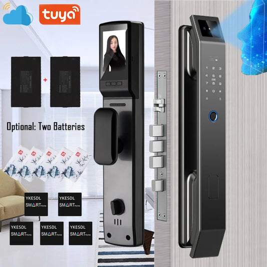 YKESDL Face Recognition Door Lock with camera and keypad