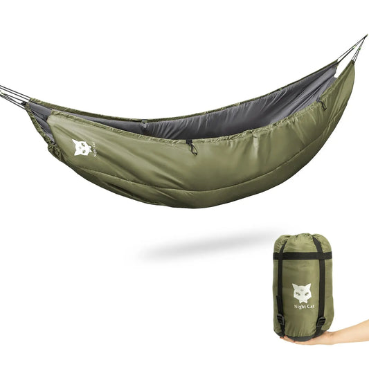 Insulated Hammock Underquilt – Adjustable Camping Quilt
