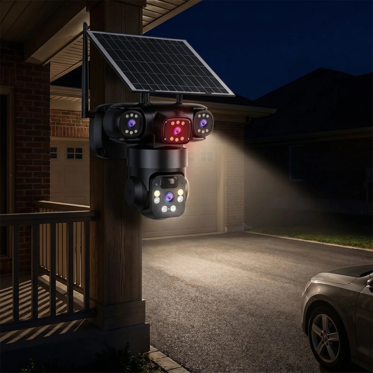 Solar 4G Wireless Outdoor Security Camera With Smart Motion Detection
