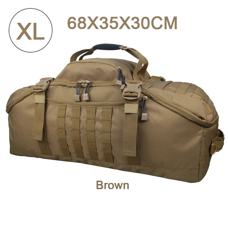 LQARMY Large Capacity Molle Tactical Hiking Camping Backpack