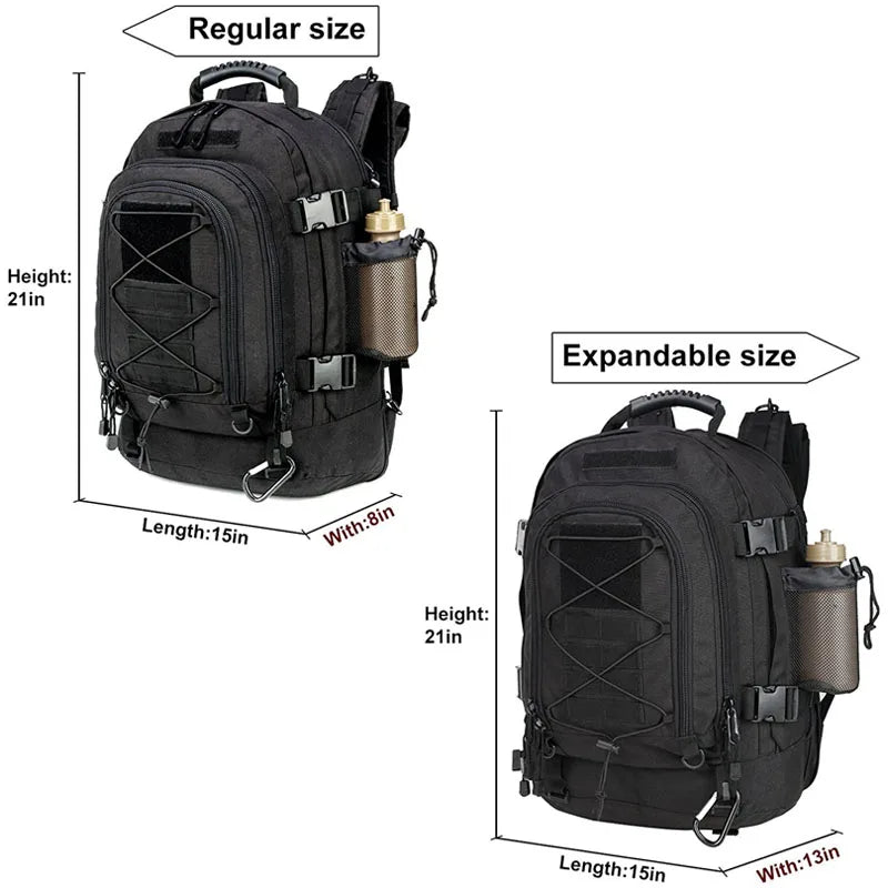 Lqarmy 65L Military Tactical Backpack For Hiking And Camping
