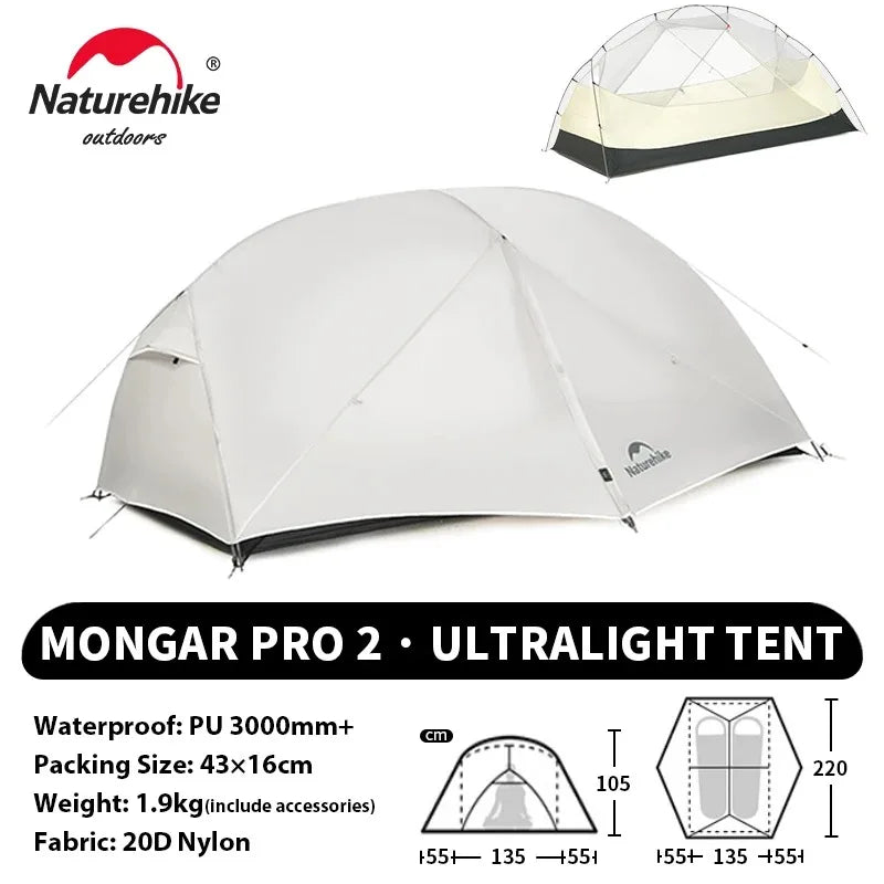 Naturehike Mongar PRO Ultralight Two Person Tent