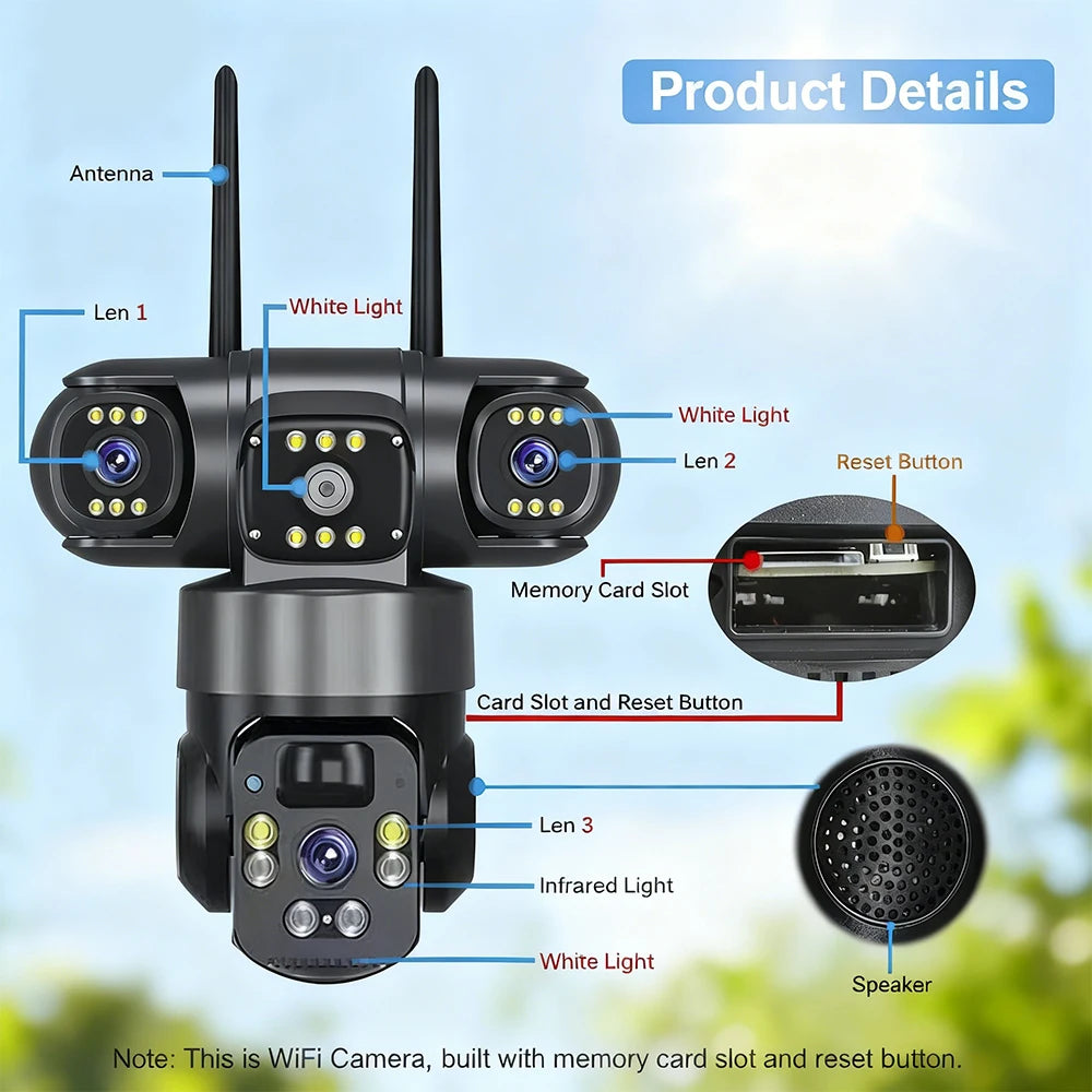 Solar 4G Wireless Outdoor Security Camera With Smart Motion Detection