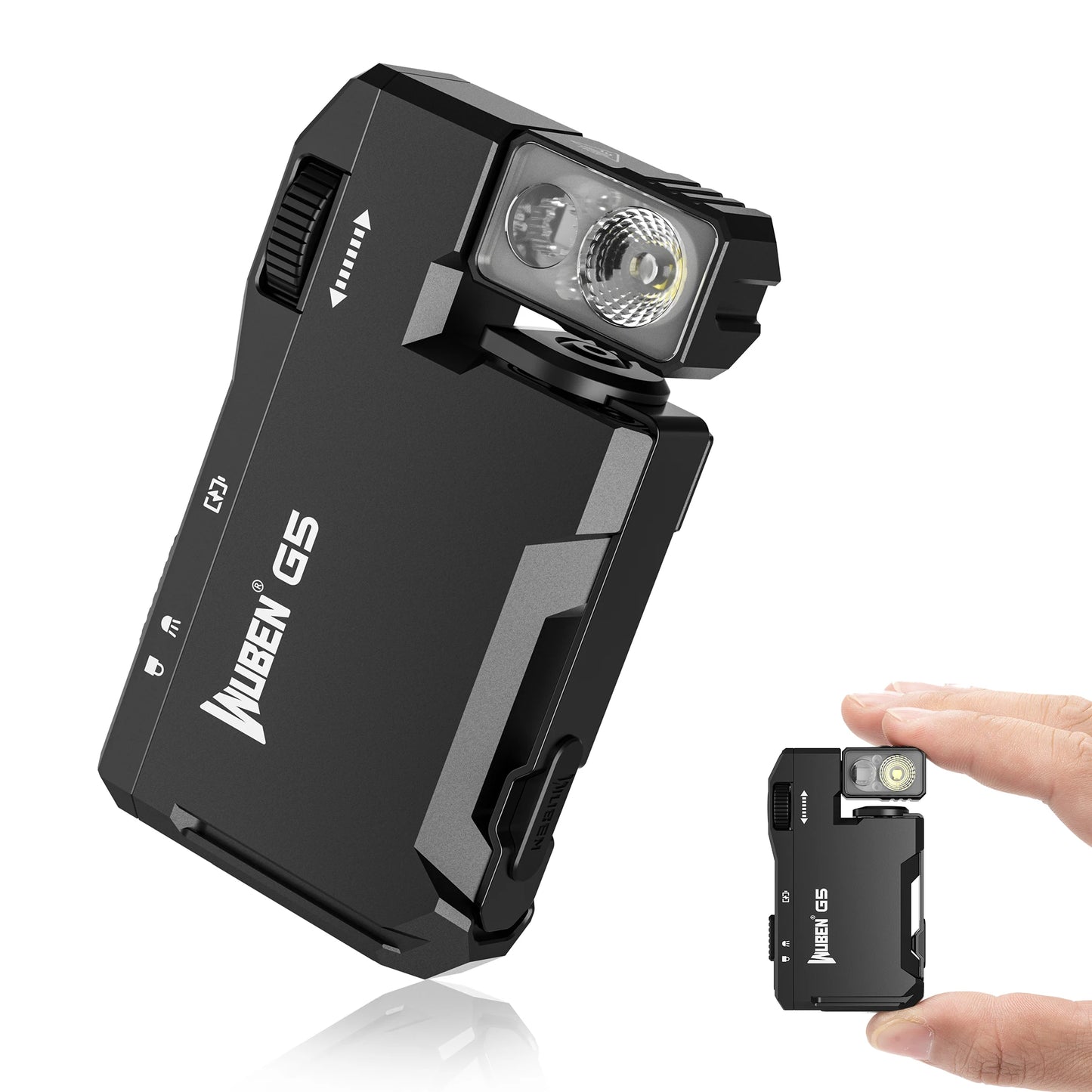 WUBEN G5 Magnetic EDC Flashlight USB C 400 Lumen Rechargeable