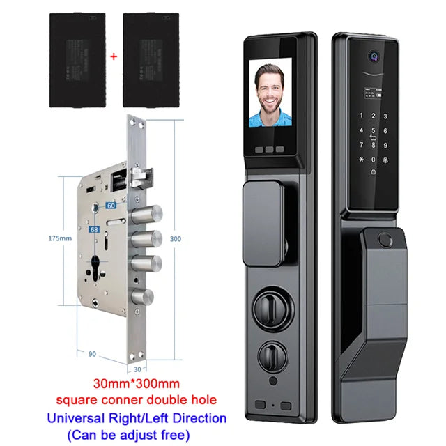 YKESDL Smart Fingerprint Door Lock With WiFi Camera And Password