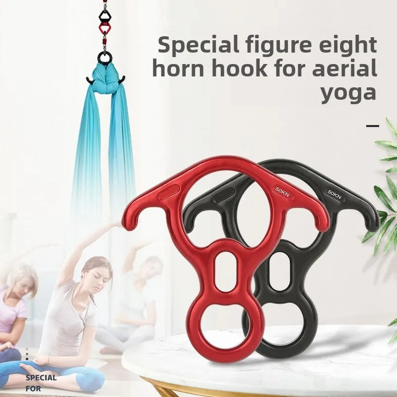 Premium Figure 8 Descender With Horn For Rock Climbers