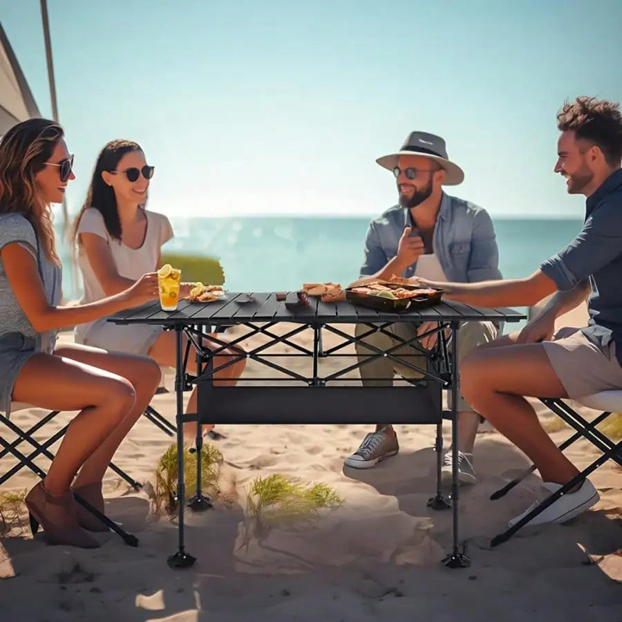 Aoran Outdoor Folding Aluminum Picnic And Camping Table