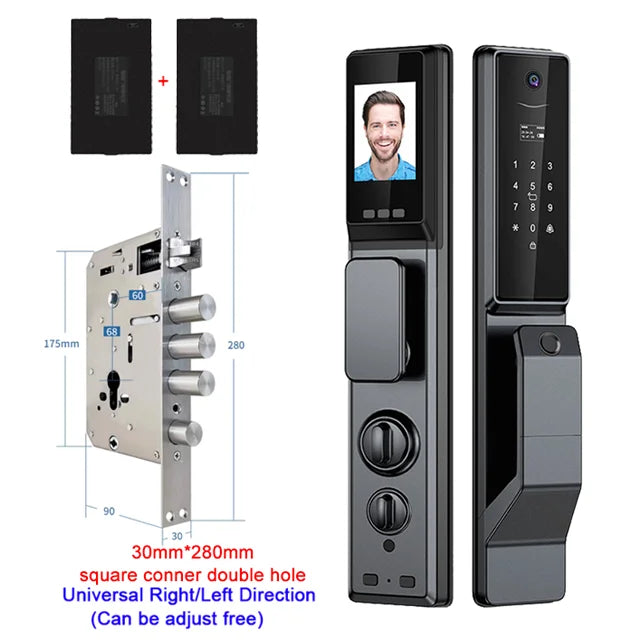 YKESDL Smart Fingerprint Door Lock With WiFi Camera And Password