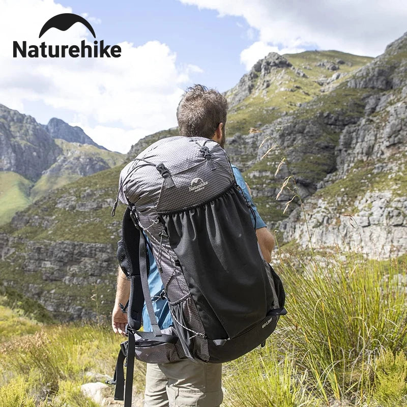 Naturehike Large Capacity Outdoor Hiking Backpack With Rain Cover