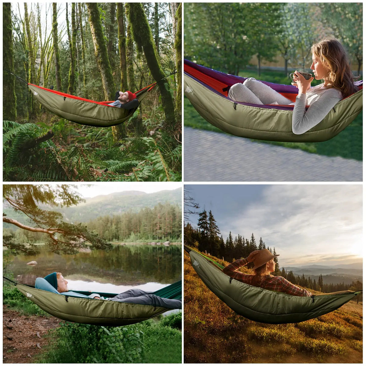 Insulated Hammock Underquilt For Lightweight All Season Sleeping Bag