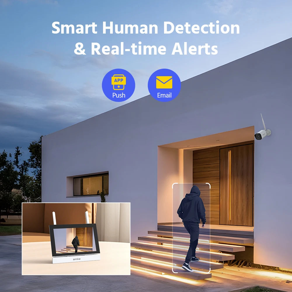 Annke Wireless Outdoor 5MP Security Camera WiFi Night Vision