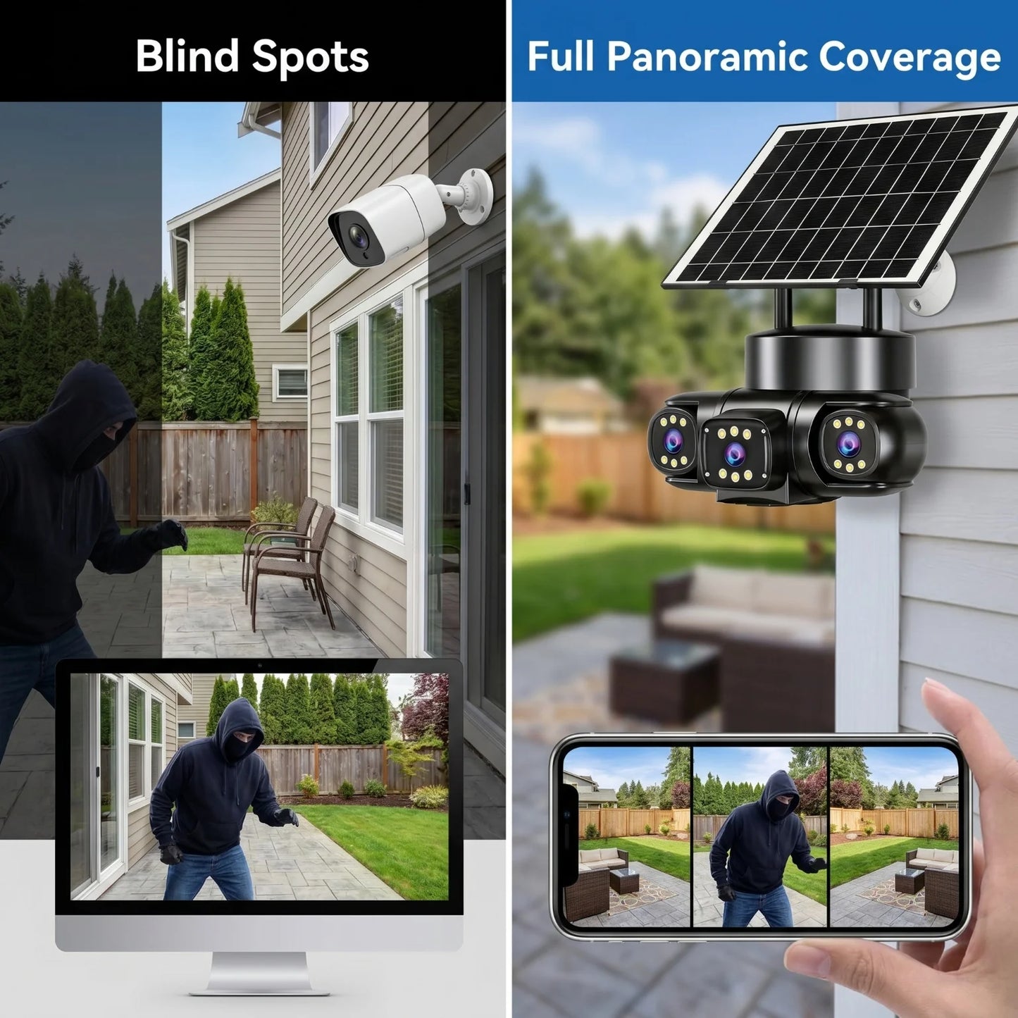 Solar 4G Wireless Outdoor Security Camera With Smart Motion Detection