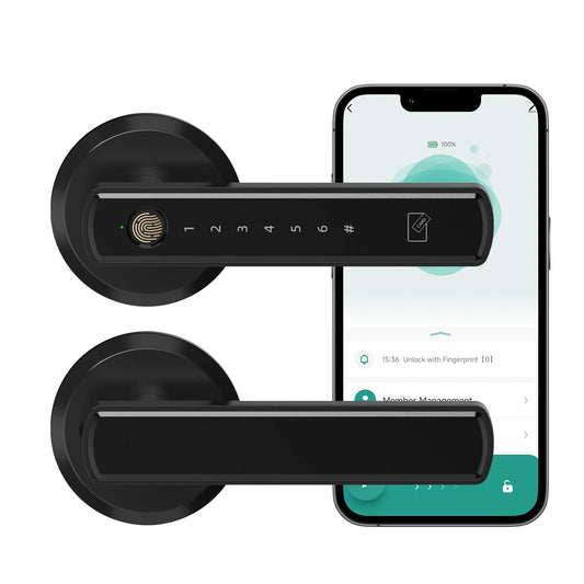 Viladepot Smart Door Lock With Fingerprint Keypad And App Control