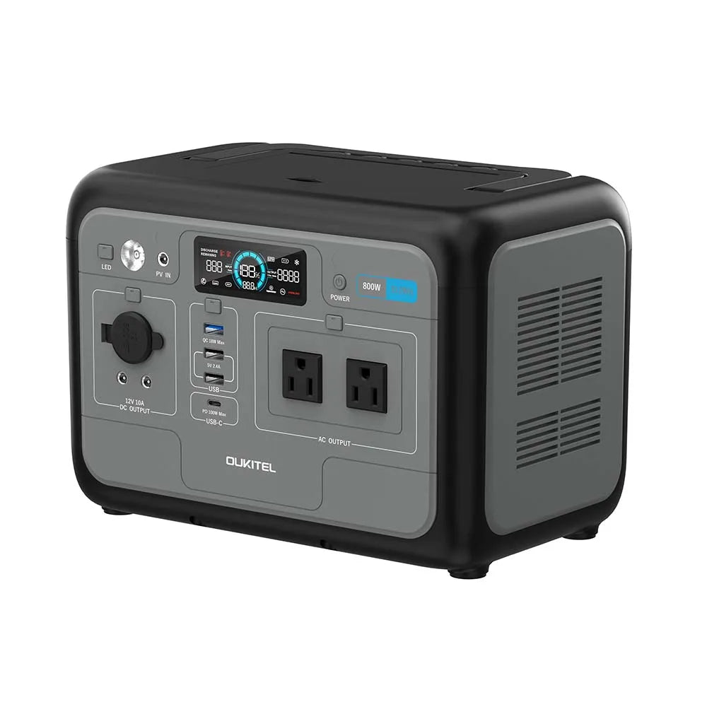 Iee P800 512Wh LiFePo4 Solar Generator With AC Outlets