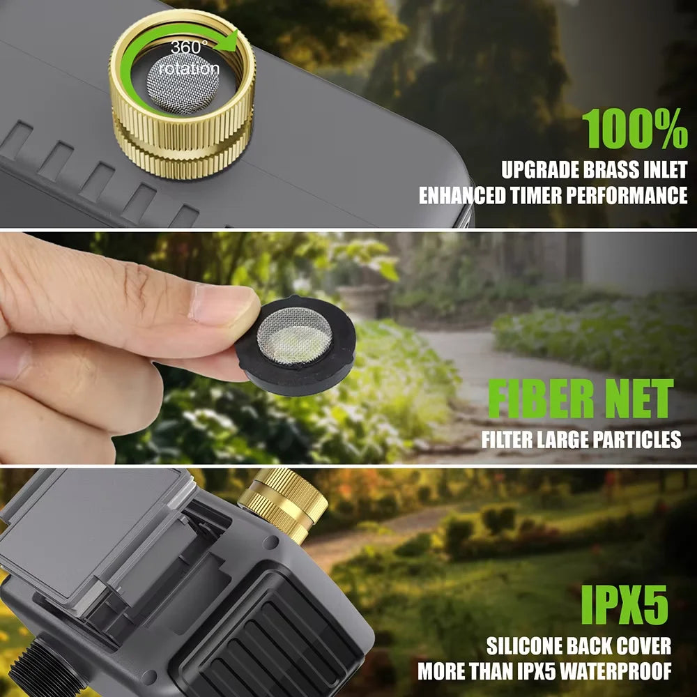 Insoma Wifi Automatic Garden Water Timer Dual Hose Controller