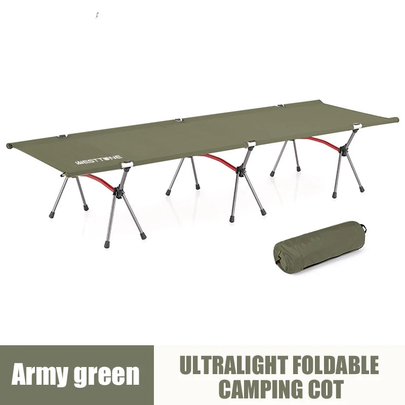 Westtune Ultra Light Aluminum Alloy Portable Folding Marching Bed