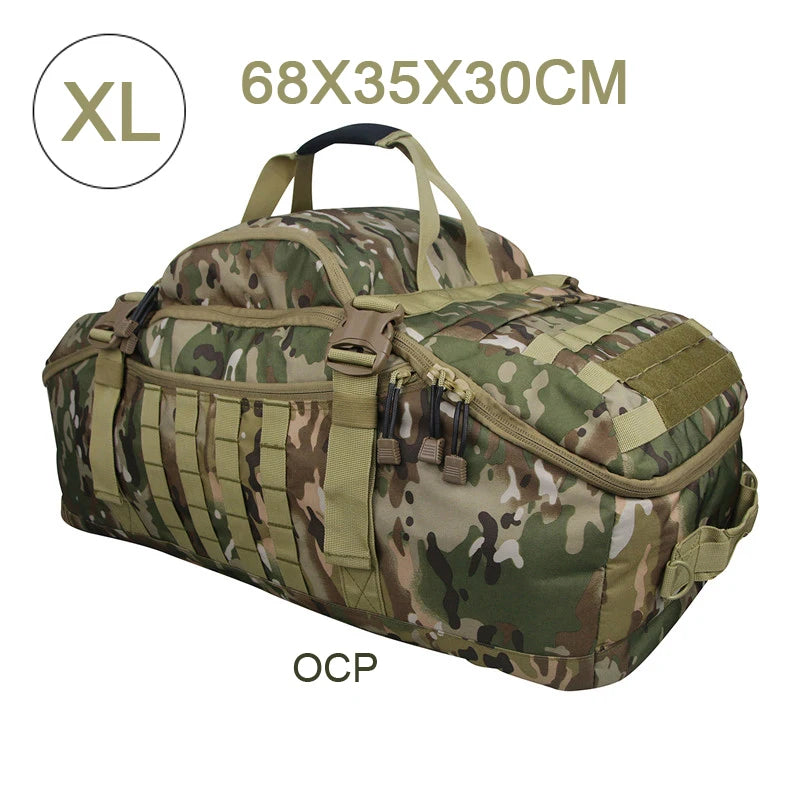 LQARMY Large Capacity Molle Tactical Hiking Camping Backpack
